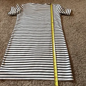 Ellison Black And White Striped T Shirt Dress Size Medium Coastal Resort thumbnail 7