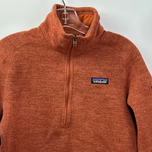 Patagonia Better Sweater 1/4 Zip Pullover Burnt Orange Heather Womens Medium‎ thumbnail 2
