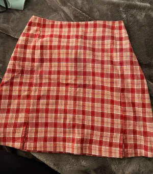 Plaid John Galt Mini Skirt thumbnail 1