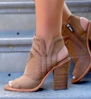Vince Camuto Karinta Leather Heeled Booties thumbnail 2