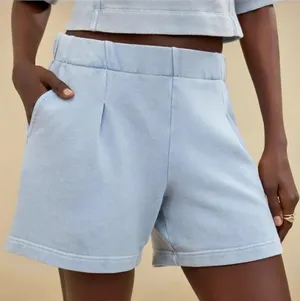 NWT Aerie New Heights Trouser Fleece Shorts XS Cloud Blue thumbnail 1