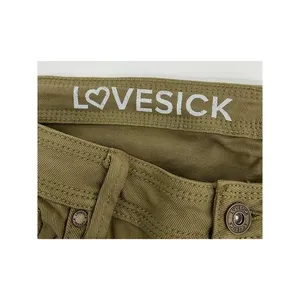 Lovesick‎ Womens Size 16 Olive Green Distressed Skinny Jeans Stretch Khaki thumbnail 5
