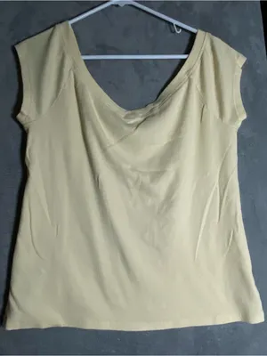Banana Republic Pale Butter Yellow Scoop Neck Tank size XL‎ basic thumbnail 7