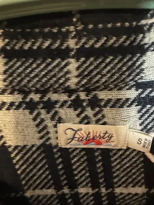 Faherty The Legend Sweater Shirt Size Small Plaid‎ thumbnail 4