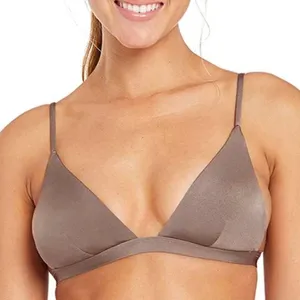 Victoria's Secret Luxe Satin Triangle Bra NWT thumbnail 3