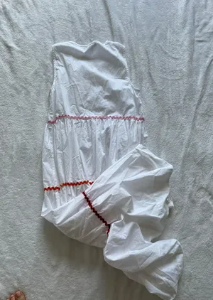 Madewell Rickrack Cattail Tiered Dress thumbnail 6