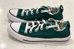 Dark Green Low Top Sneakers thumbnail 5