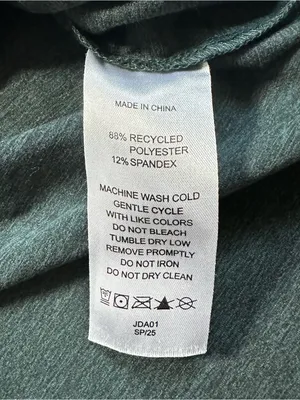 Quince Flowknit Breeze Tee Short Sleeve Relaxed Fit T-Shirt Green Size Small thumbnail 12