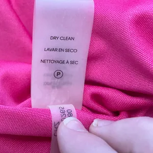 Calvin Klein Pink Pleated Chiffon 3/4 Sleeves V-Neck Short Dress‎ Size 4 thumbnail 9