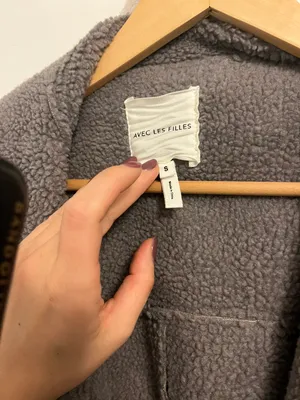 Avec Les Filles Faux Leather Motto Jacket thumbnail 4