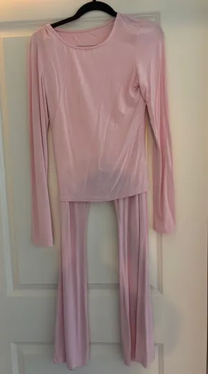 Women’s Pink Long-Sleeve Pajama Set from Amazon thumbnail 1