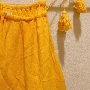 Urban Outfitters Yellow orange string slip dress thumbnail 2