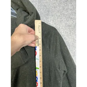 Ann Taylor Loft‎ Hoodie Sweatshirt Jacket Womens Medium Green Open Long Sleeve thumbnail 7