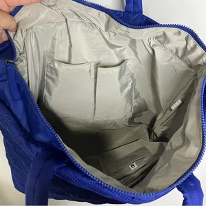 Baggallini quilted tote bag royal blue 20” x‎ 12” x 5.75” thumbnail 8
