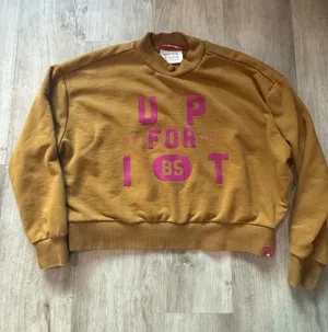 Scotch & Soda Seasonal Loose Cropped Funnel Neck Sweatshirt S thumbnail 1