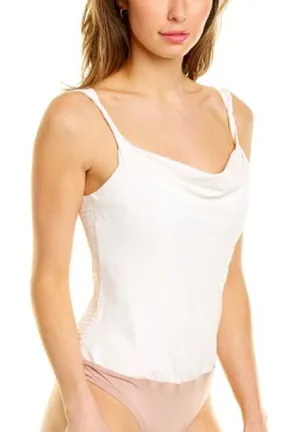 Amanda Uprichard Womens S White Glamour Bodysuit Bridal thumbnail 1