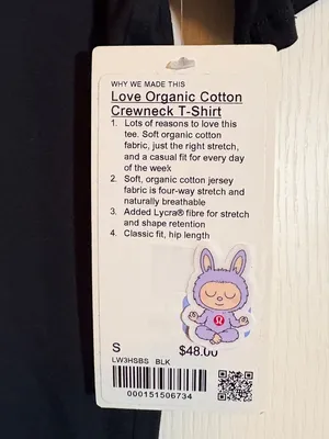 Lululemon Love Organic Cotton Straight-Hem Crewneck T-Shirt thumbnail 3