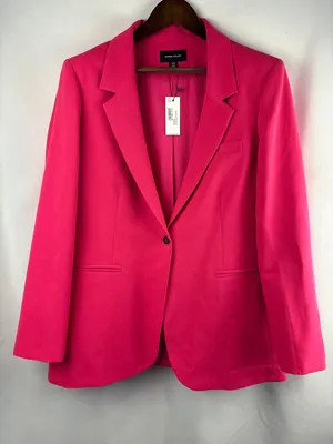 Women’s Karen Millen Size 18 Bright Pink Blazer thumbnail 1