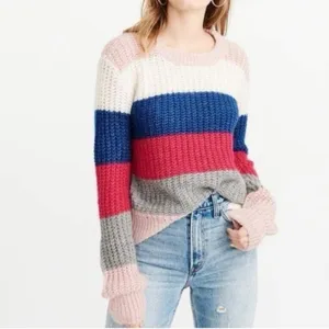 Abercrombie Colorful‎ Striped Sweater thumbnail 6