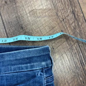 Mother Jeans The Looker Ankle Crop Zip Low Rise Skinny Jeans 31 Distressed 35x28 thumbnail 7