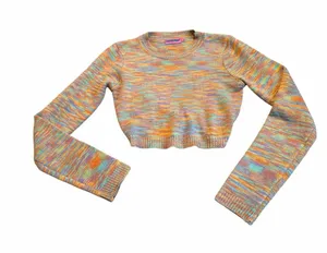 EDIKTED Medina open back cropped sweater thumbnail 1