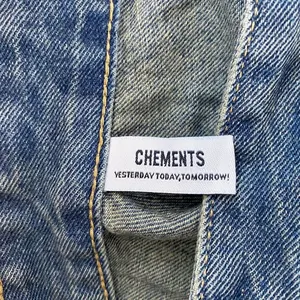 NWOT Chements vintage washed baggy denim jeans Size M thumbnail 5