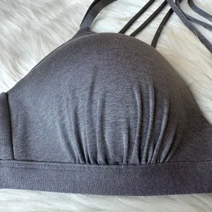 Athleta Aqualuxe Padded Bikini Top Gray Size Medium thumbnail 10