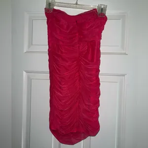 Superdown Sonya Bustier Mesh Dress in Hot Pink Size Small thumbnail 11