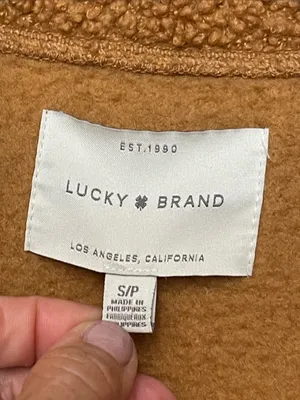 Madewell Caramel Teddy Jacket with Patch Pockets small thumbnail 2