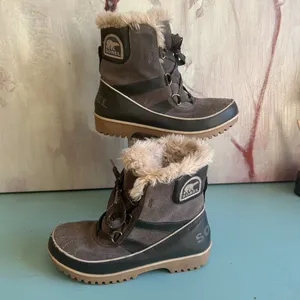 Sorel Tivoli II Tall Ankle Fur Lined Lace Up Winter Snow Boots Size 6.5 Women's thumbnail 2