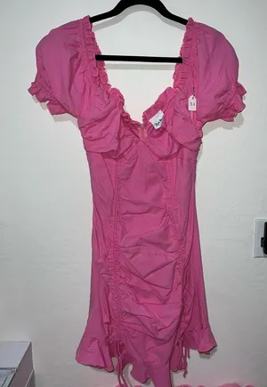 Sky to Moon pink dress thumbnail 1