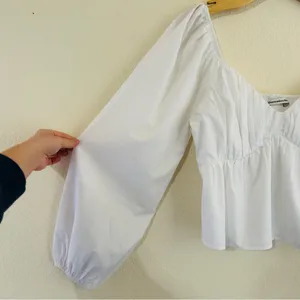 Abercrombie & Fitch Babydoll Poplin Blouse thumbnail 3