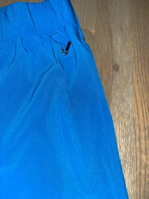 Chico’s Zenergy Blue Ruched Hem Jogger Pants Size 4 Chico’s 0 thumbnail 4