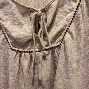 KORI America Women's Size‎ Large Top Pink Lavender Casual Boho Embroidered thumbnail 3