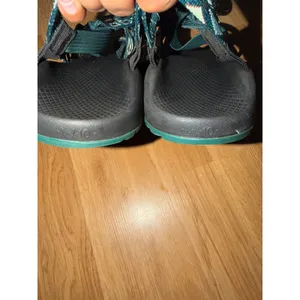 Chaco Z Cloud 2 Sandals Womens 10 Teal Blue Double Strap Toe Loop Hiking Shoes thumbnail 3