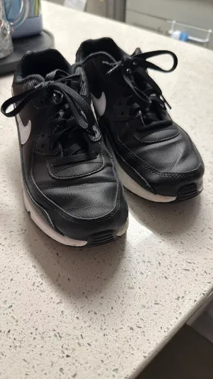 Nike Air Max 90 GS Black White thumbnail 7