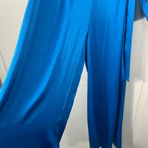 Strut and Bolt Blue Long Sleeve Pantsuit Size Small NWT thumbnail 7