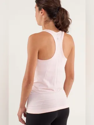 Lululemon Swiftly Racerback Tank Top Blush Pink Size 14 thumbnail 2