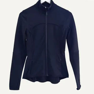 Lululemon Mesh Is More Jacket Black SIZE 6 Fitted Stretch Soft‎ Sporty Running thumbnail 2