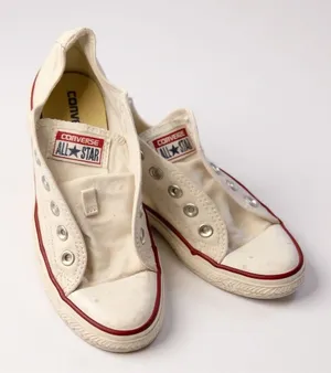 Converse All Star Low‎ Top Sneakers White Casual Shoes W7 M5 thumbnail 1
