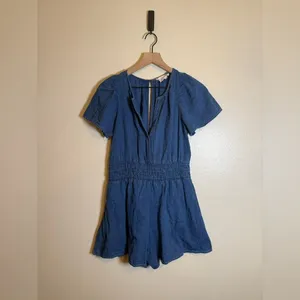 Anthropologie The Somerset Romper‎ Denim Edition thumbnail 2