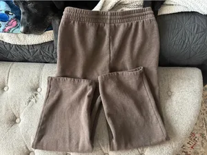 Cozy Sweatfleece Boyfriend Wide Sweatpants Aritzia thumbnail 7