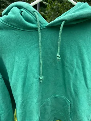 Aritzia TNA Hoodie Cozy Fleece Perfect Bright Green thumbnail 2