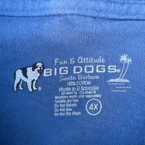 Big Dogs Vintage Alcohol It’s Okay I’ve Had My Shots Blue Graphic T-shirt thumbnail 6
