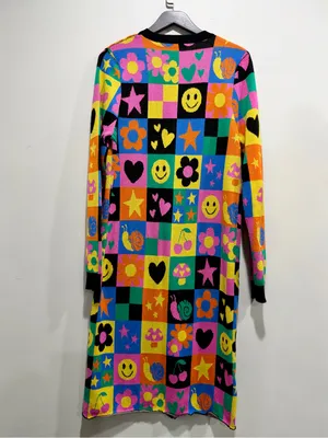 dELiA*s x Dolls Kill Happy In My Mind Y2K Duster Cardigan S thumbnail 4