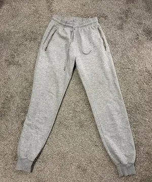 Forever 21 Juniors Grey Joggers Sweatpants Size XS Zippers EUC thumbnail 1