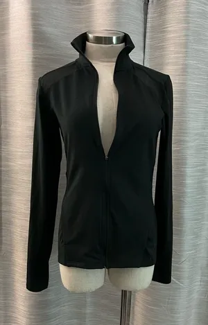 Champion Black Full-Zip Athletic Jacket thumbnail 1