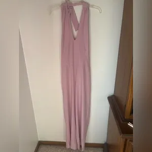 Abercrombie pink halter jumpsuit size small thumbnail 13