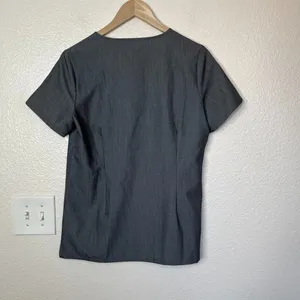 Figs Technical Collection Gray Scrub Top S style W18SW1001 short sleeve thumbnail 8