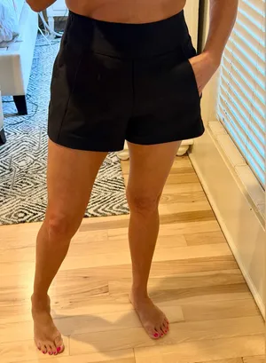 Zara - Trafaluc black high waisted shorts! Size small! thumbnail 1